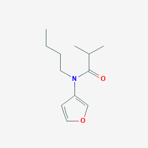 N-Butyl-N-(furan-3-YL)-2-methylpropanamide