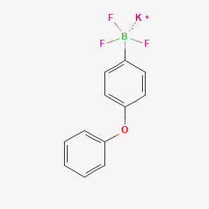 molecular formula C12H9BF3KO B1454555 三氟(4-苯氧基苯基)硼酸钾 CAS No. 1187951-62-7