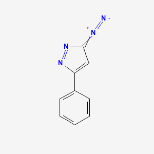 3-Diazo-5-phenyl-3H-pyrazole