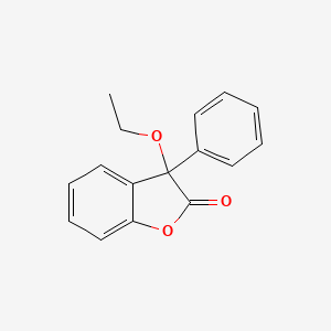 2(3H)-Benzofuranone, 3-ethoxy-3-phenyl-