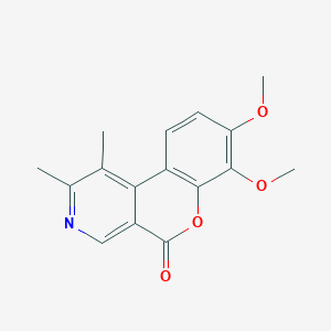 7,8-Dimethoxy-1,2-dimethyl-5H-[1]benzopyrano[3,4-c]pyridin-5-one