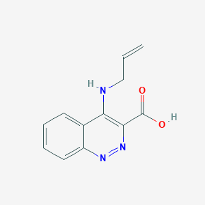 molecular formula C12H11N3O2 B1454557 4-[(Prop-2-en-1-yl)amino]cinnoline-3-carboxylic acid CAS No. 1443980-57-1