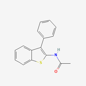 Acetamide, N-(3-phenylbenzo[b]thien-2-yl)-