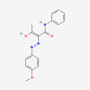 (Z)-3-hydroxy-2-[(4-methoxyphenyl)diazenyl]-N-phenylbut-2-enamide