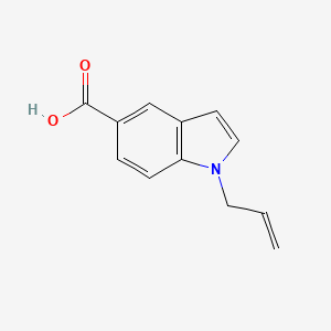 molecular formula C12H11NO2 B1454559 1-(prop-2-en-1-yl)-1H-indole-5-carboxylic acid CAS No. 1340418-84-9