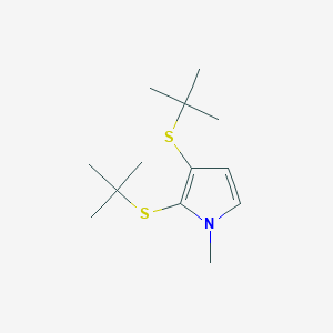 2,3-Bis(tert-butylsulfanyl)-1-methyl-1H-pyrrole