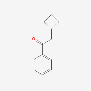 molecular formula C12H14O B1454567 2-环丁基-1-苯基乙酮 CAS No. 140451-91-8