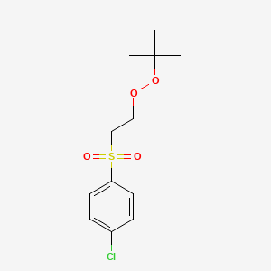 1-[2-(tert-Butylperoxy)ethanesulfonyl]-4-chlorobenzene