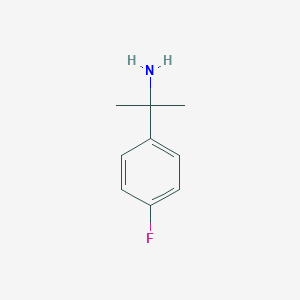 molecular formula C9H12FN B145457 2-(4-Fluorophenyl)propan-2-amine CAS No. 17797-10-3