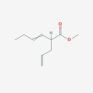 Methyl 2-(prop-2-en-1-yl)hex-3-enoate