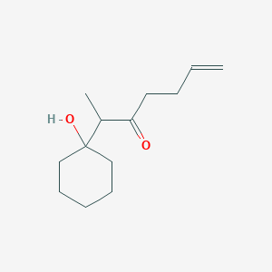 2-(1-Hydroxycyclohexyl)hept-6-en-3-one