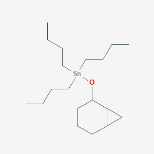 [(Bicyclo[4.1.0]heptan-2-yl)oxy](tributyl)stannane