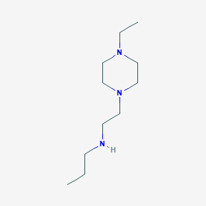 molecular formula C11H25N3 B1454574 [2-(4-乙基哌嗪-1-基)乙基](丙基)胺 CAS No. 1211458-25-1