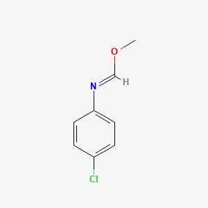 molecular formula C8H8ClNO B1454578 甲基（4-氯苯基）亚氨基甲酸酯 CAS No. 57585-31-6
