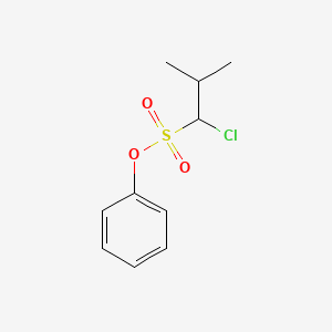 Phenyl 1-chloro-2-methylpropane-1-sulfonate