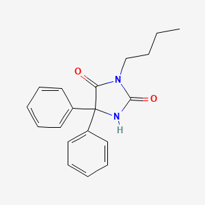 3-Butyl-5,5-diphenylimidazolidine-2,4-dione