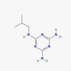 N~2~-(2-Methylpropyl)-1,3,5-triazine-2,4,6-triamine