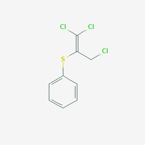 [(1,1,3-Trichloroprop-1-en-2-yl)sulfanyl]benzene