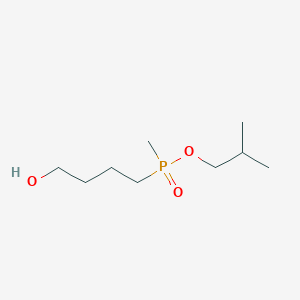 2-Methylpropyl (4-hydroxybutyl)methylphosphinate