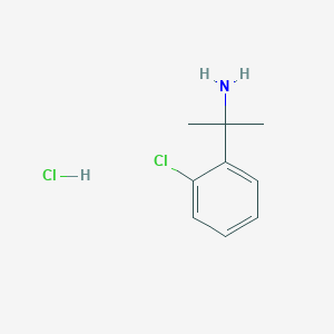 molecular formula C9H13Cl2N B1454589 2-(2-氯苯基)丙烷-2-胺盐酸盐 CAS No. 50481-48-6