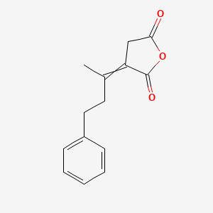 3-(4-Phenylbutan-2-ylidene)oxolane-2,5-dione