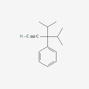 [4-Methyl-3-(propan-2-yl)pent-1-yn-3-yl]benzene