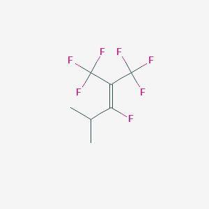 1,1,1,3-Tetrafluoro-4-methyl-2-(trifluoromethyl)pent-2-ene