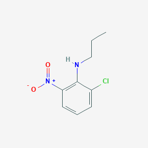 B1454598 2-chloro-6-nitro-N-propylaniline CAS No. 1072928-95-0