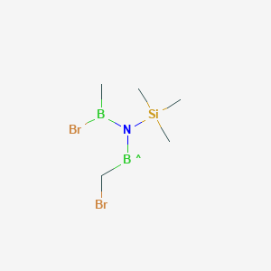 3-Bromo-1-(bromomethyl)-3-methyl-2-(trimethylsilyl)diborazan-1-yl