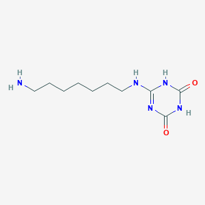 6-[(7-Aminoheptyl)amino]-1,3,5-triazine-2,4(1H,3H)-dione