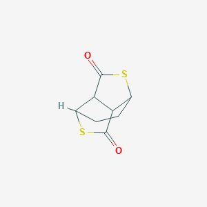 molecular formula C8H8O2S2 B145460 Dihydro-1,4-ethano-1H,3H-thieno(3,4-c)thiophene-3,6(4H)-dione CAS No. 129679-44-3
