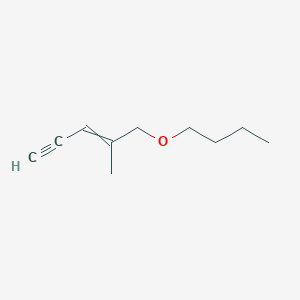 5-Butoxy-4-methylpent-3-EN-1-yne