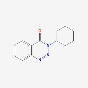 1,2,3-Benzotriazin-4(3H)-one, 3-cyclohexyl-