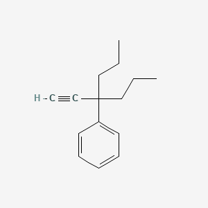 (4-Ethynylheptan-4-yl)benzene