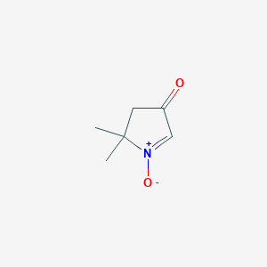 3H-Pyrrol-3-one, 4,5-dihydro-5,5-dimethyl-, 1-oxide