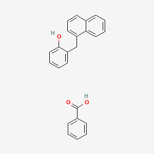 Benzoic acid;2-(naphthalen-1-ylmethyl)phenol