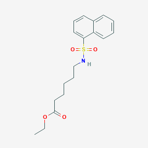 Ethyl 6-[(naphthalene-1-sulfonyl)amino]hexanoate