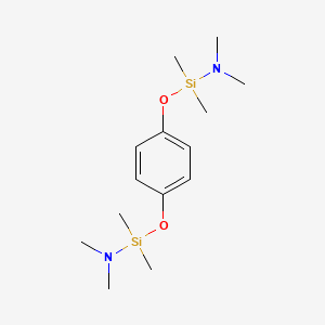 [1,4-Phenylenebis(oxy)]bis(N,N,1,1-tetramethylsilanamine)