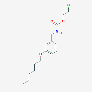 2-Chloroethyl {[3-(hexyloxy)phenyl]methyl}carbamate