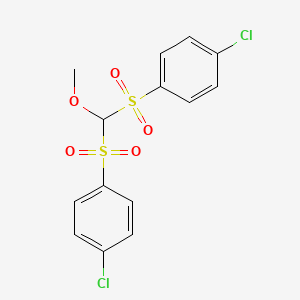 1,1'-[(Methoxymethylene)disulfonyl]bis(4-chlorobenzene)