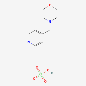 Morpholine, 4-(4-pyridinylmethyl)-, monoperchlorate