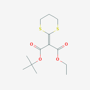 tert-Butyl ethyl (1,3-dithian-2-ylidene)propanedioate