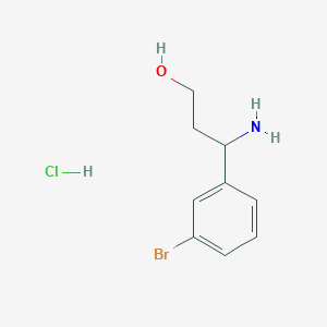 3-Amino-3-(3-bromophenyl)propan-1-OL hcl