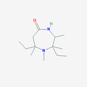 2,7-Diethyl-1,2,3,7-tetramethyl-1,4-diazepan-5-one