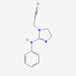 N-Phenyl-1-(prop-2-yn-1-yl)-4,5-dihydro-1H-imidazol-2-amine