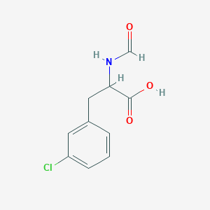 molecular formula C10H10ClNO3 B1454632 3-(3-Chlorophenyl)-2-formamidopropanoic acid CAS No. 1341669-10-0