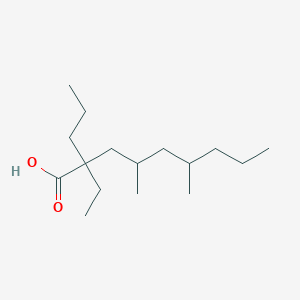 2-Ethyl-4,6-dimethyl-2-propylnonanoic acid