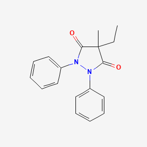 4-Ethyl-4-methyl-1,2-diphenylpyrazolidine-3,5-dione