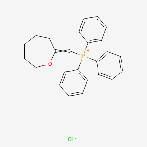 [(Oxepan-2-ylidene)methyl](triphenyl)phosphanium chloride