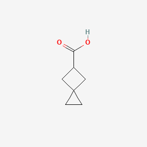 molecular formula C7H10O2 B1454636 螺[2.3]己烷-5-羧酸 CAS No. 1273567-26-2